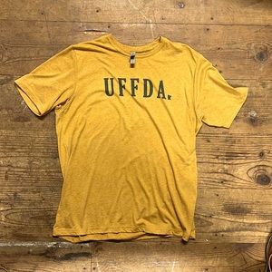 Gold Uff duh minnesota tshirt